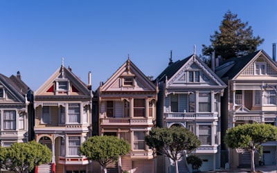 San Francisco Victorian houses